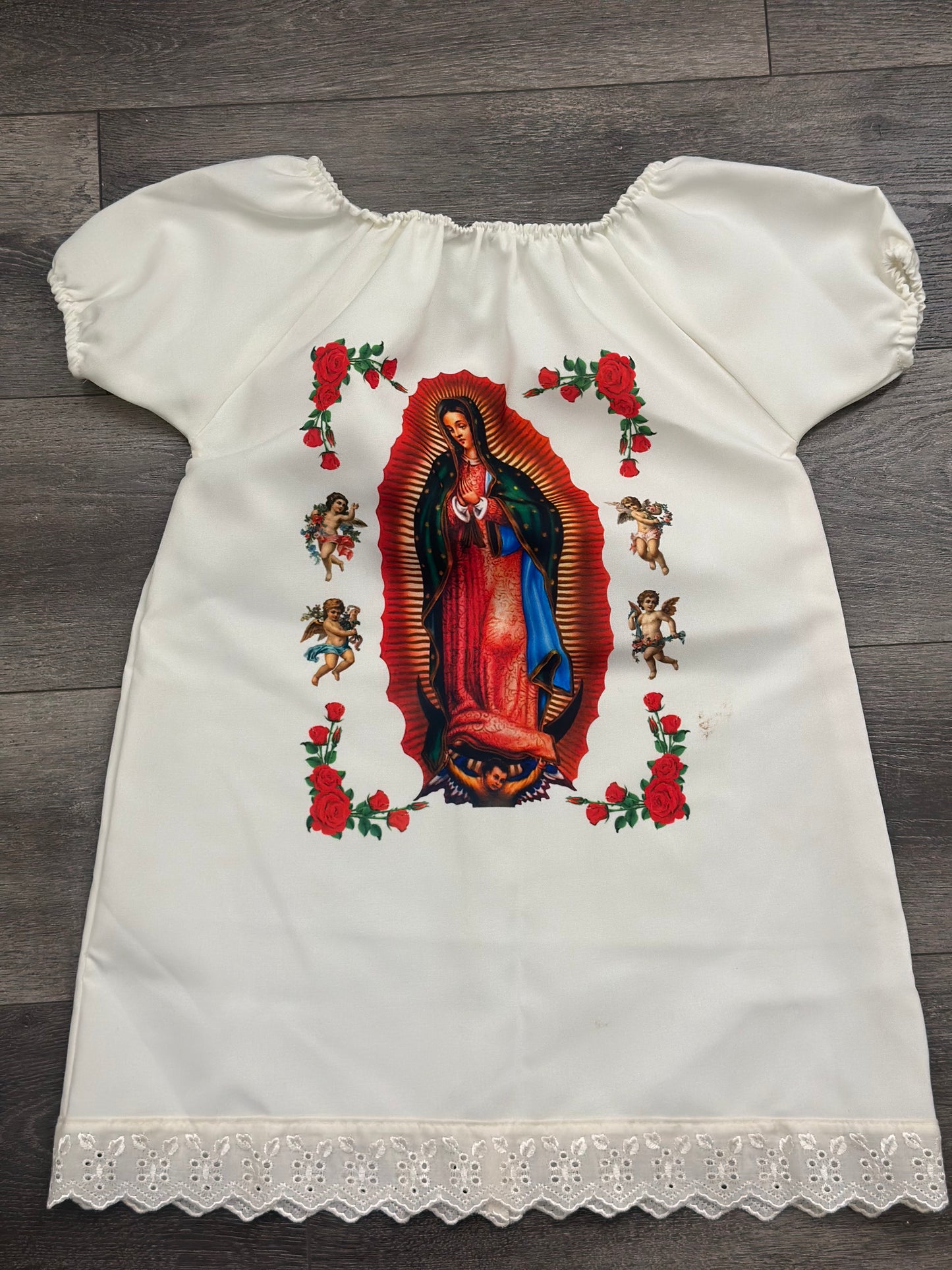 Vestido Niña Guadalupe Beige