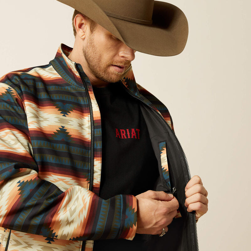 Ariat Logo Softshell Jacket: Red Southwest