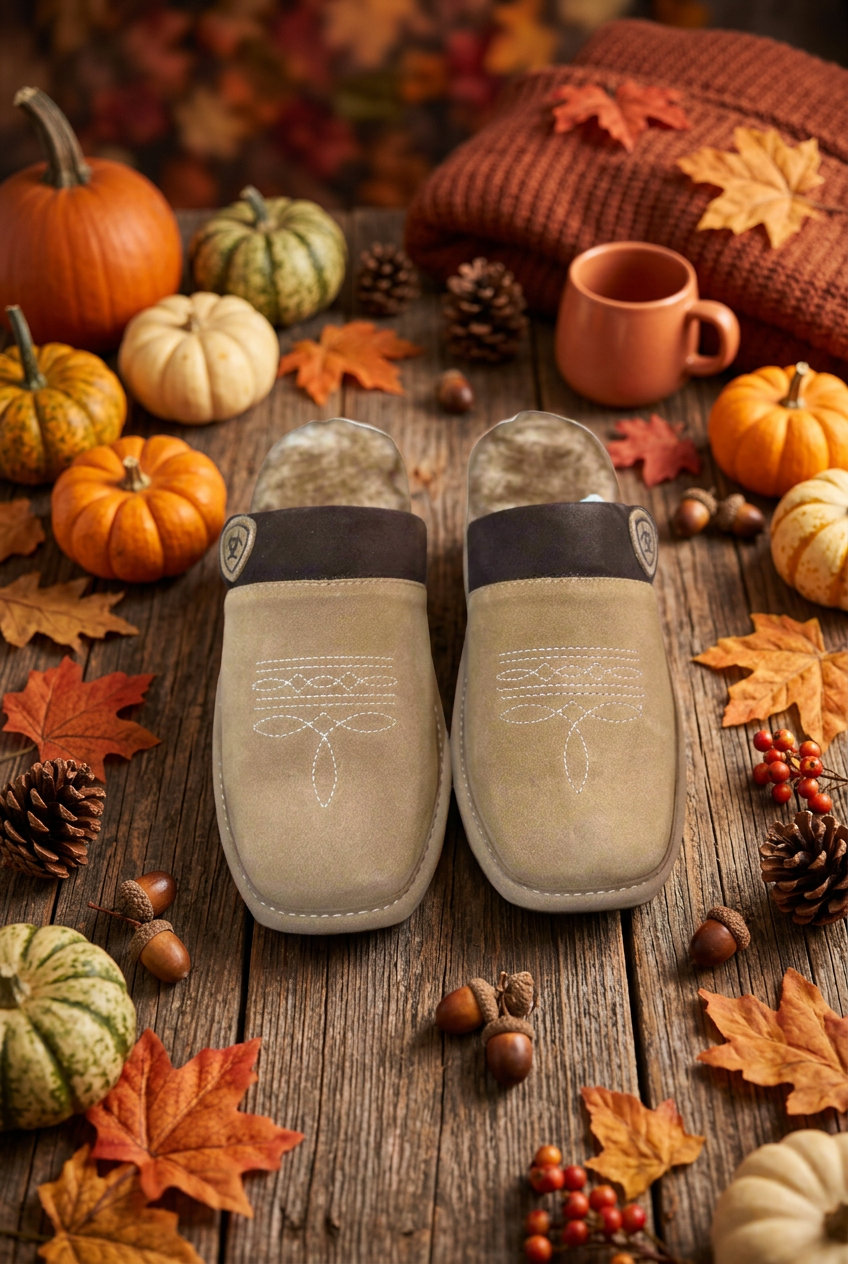 Men's Silversmith Square Toe Slipper (Chestnut)