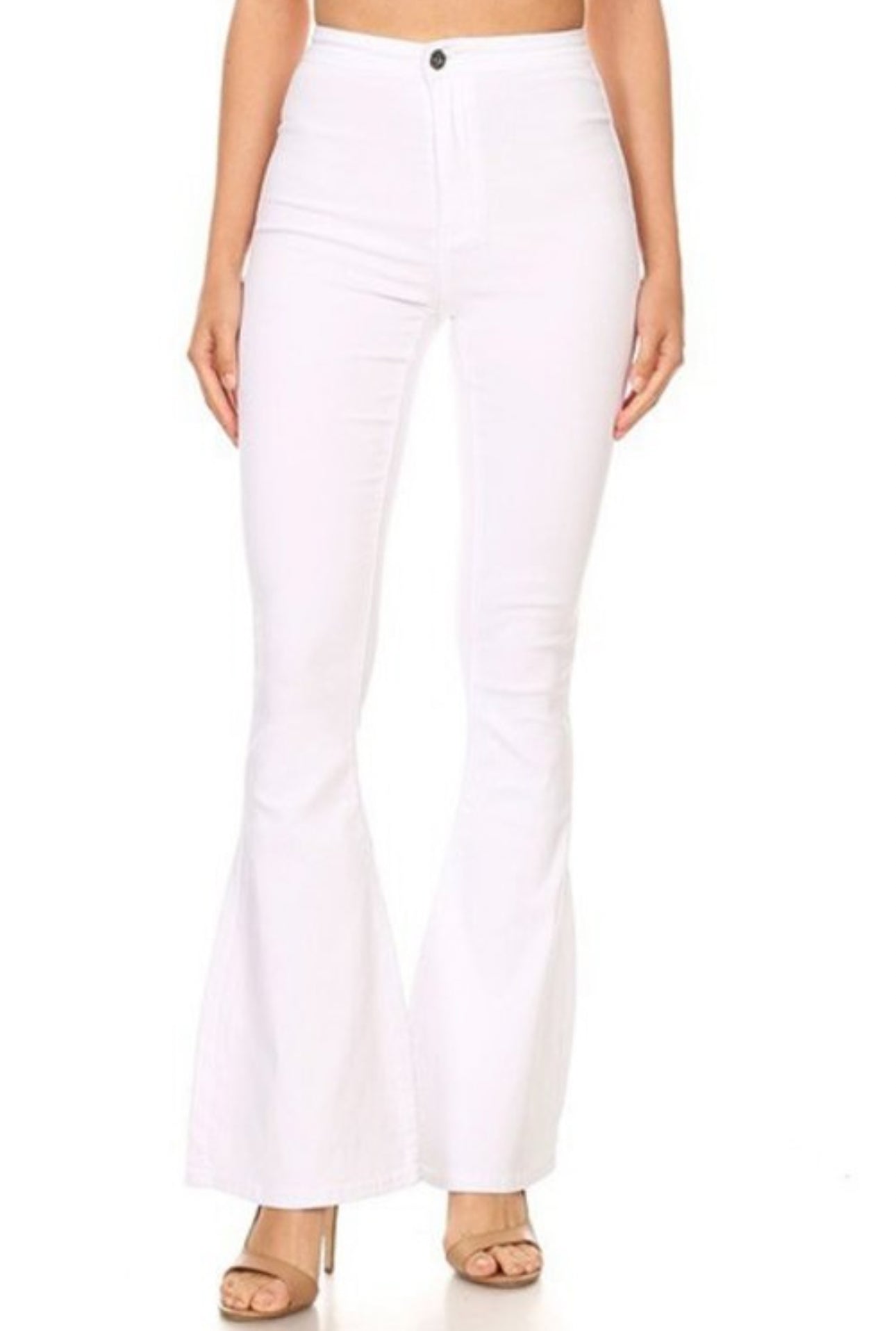 White Flare Jean
