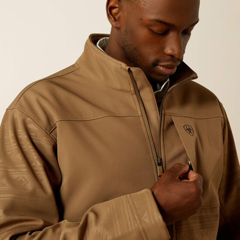 Ariat Vernon Softshell Jacket: khaki Southwest