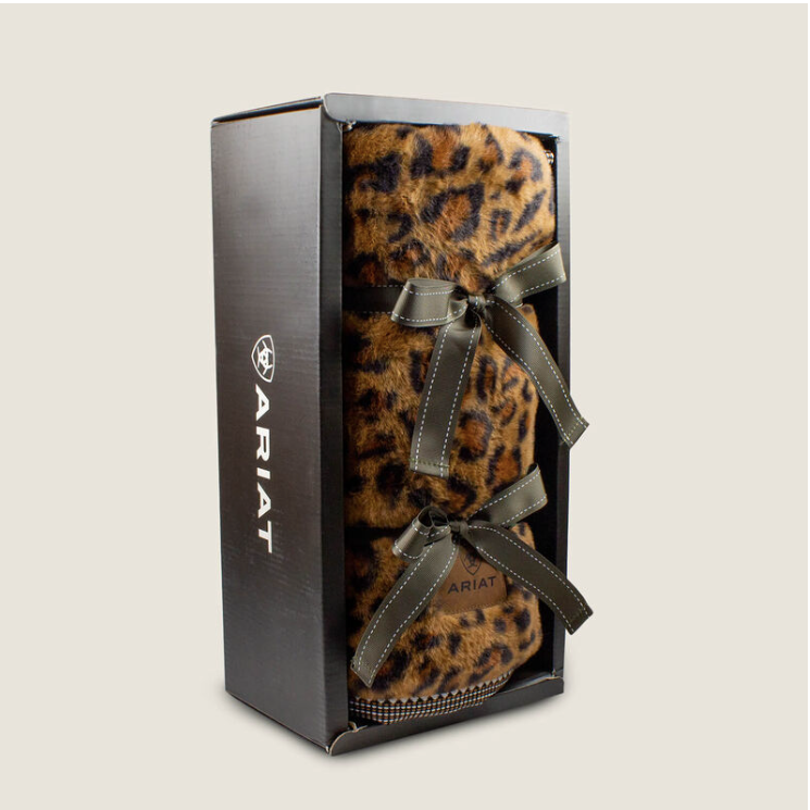 Ariat Leopard Snuggle Blanket
