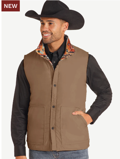 Rock & Roll Reversible Aztec Vest
