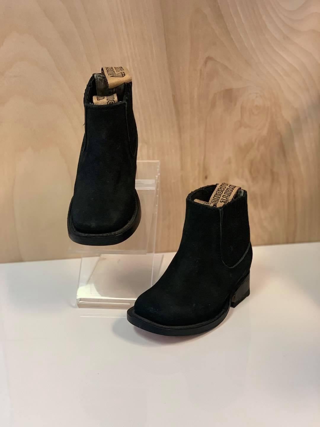 Botín Charro kids Black