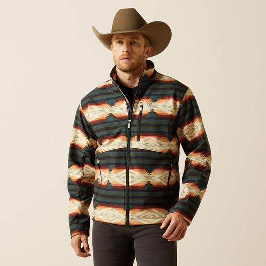 Ariat Logo Softshell Jacket: Red Southwest