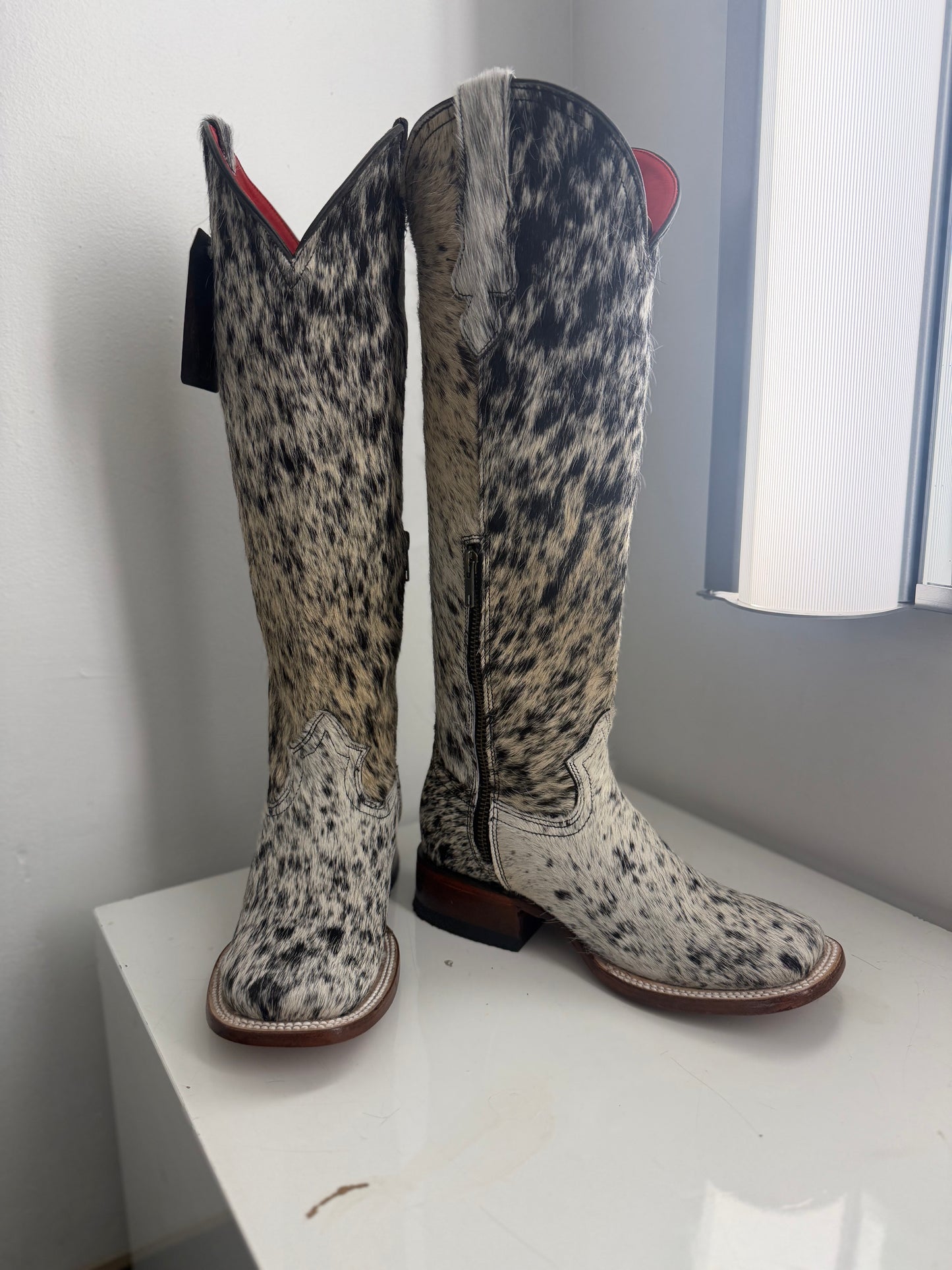 Tall Cowhide Boots 0017