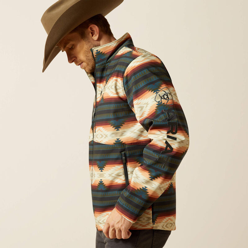 Ariat Logo Softshell Jacket: Red Southwest