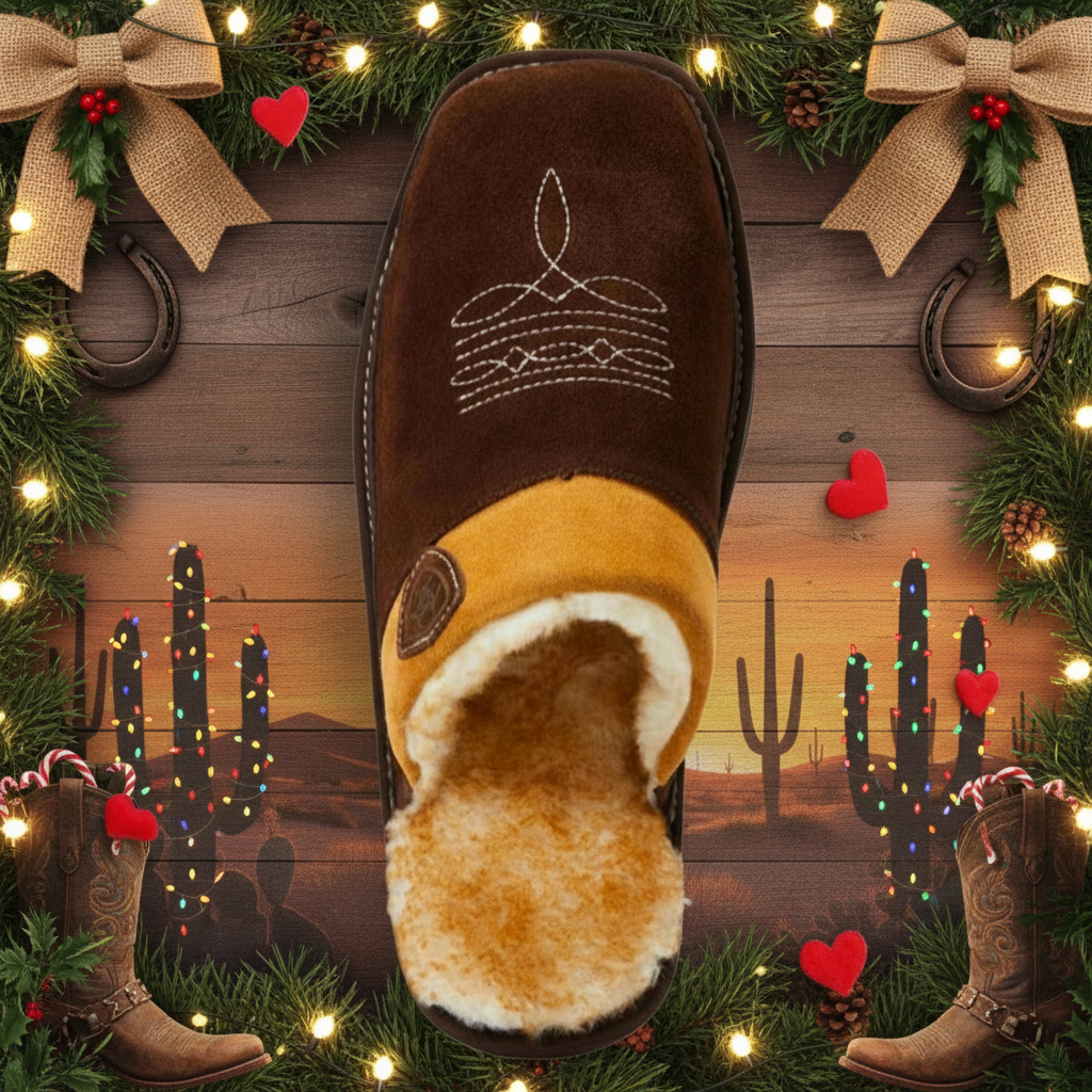 Men's Silversmith Square Toe Slipper (Chocolate)