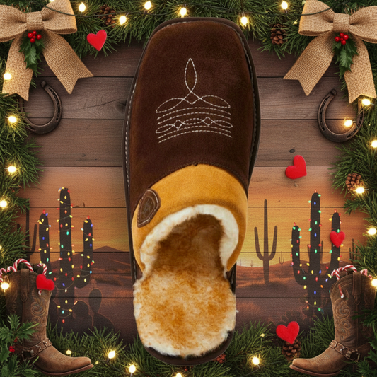 Men's Silversmith Square Toe Slipper (Chocolate)