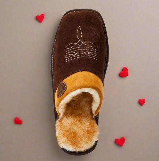 Men's Silversmith Square Toe Slipper (Chocolate)