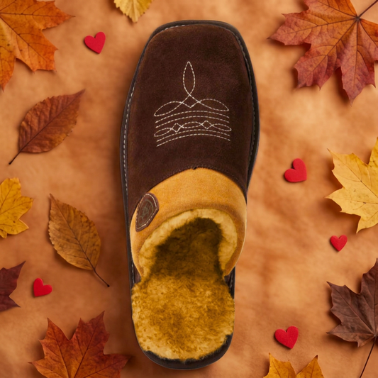 Men's Silversmith Square Toe Slipper (Chocolate)