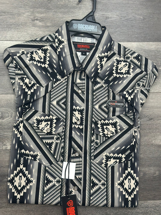 Rock & Roll Aztec Woven Shirt