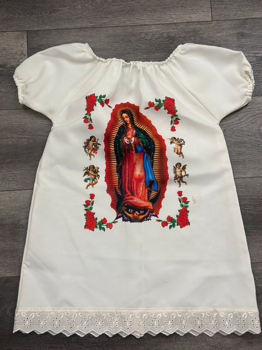 Vestido Niña Guadalupe Beige