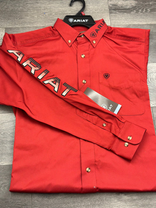 Red Ariat Long Sleeve