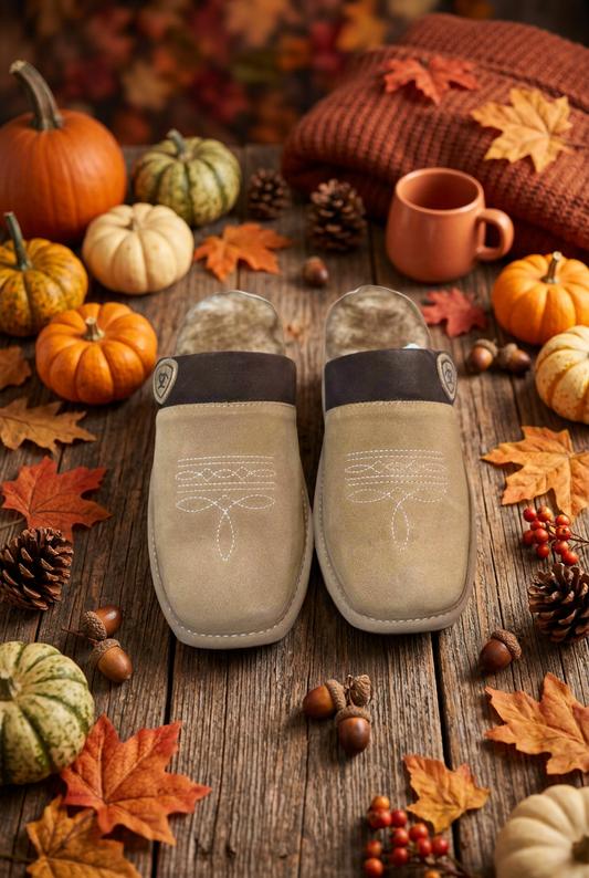 Men's Silversmith Square Toe Slipper (Chestnut)