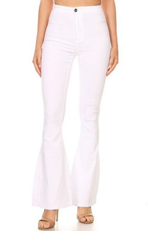 White Flare Jean