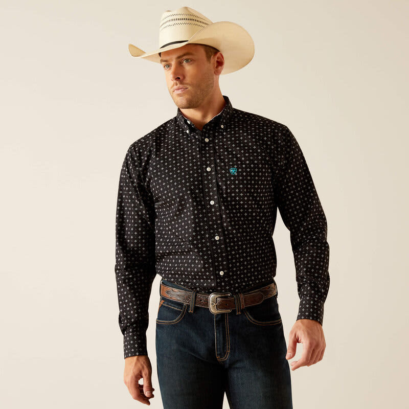 Ariat Men’s Wrinkle Free Seth Classic Fit Shirt