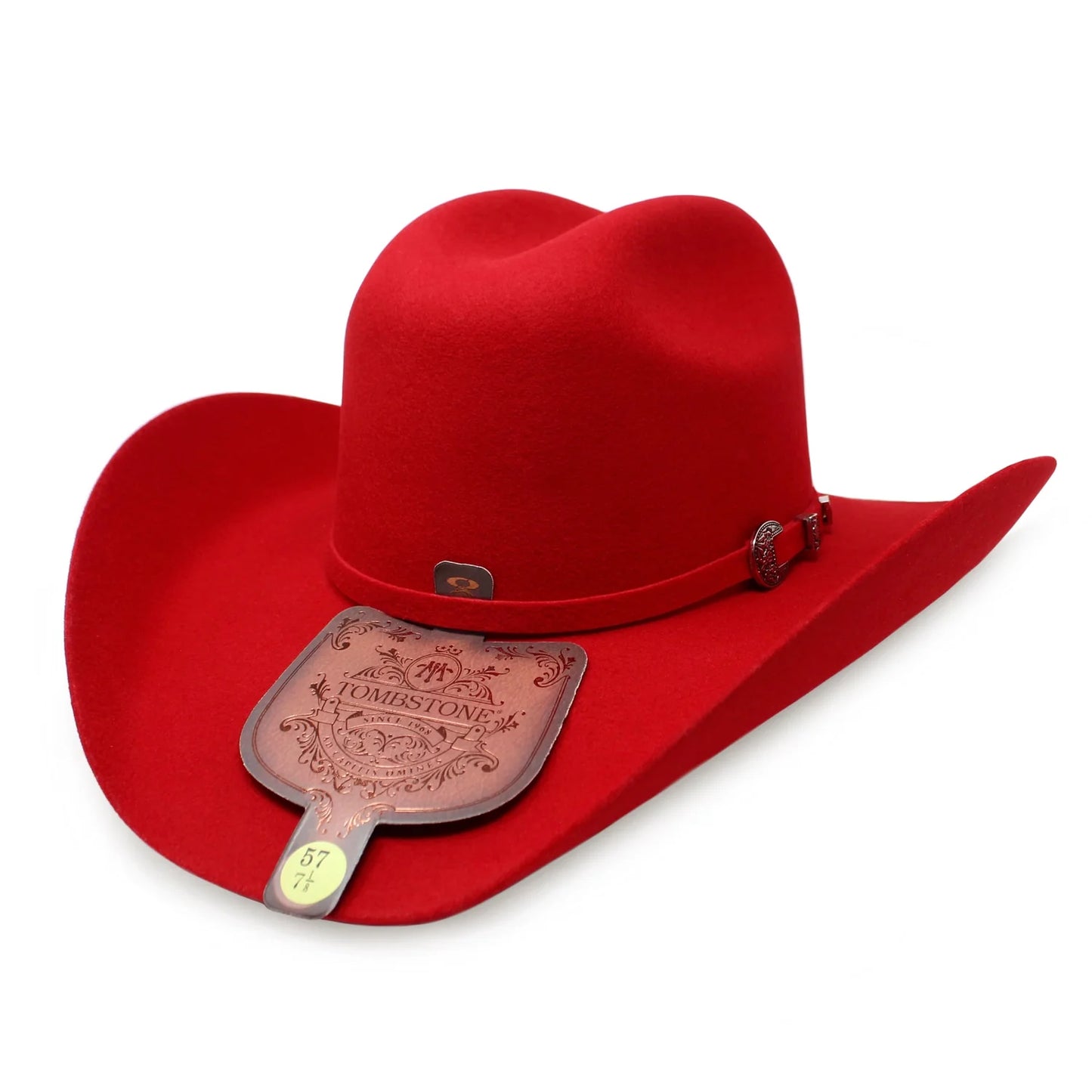 Tombstone 20x Red Felt Hat