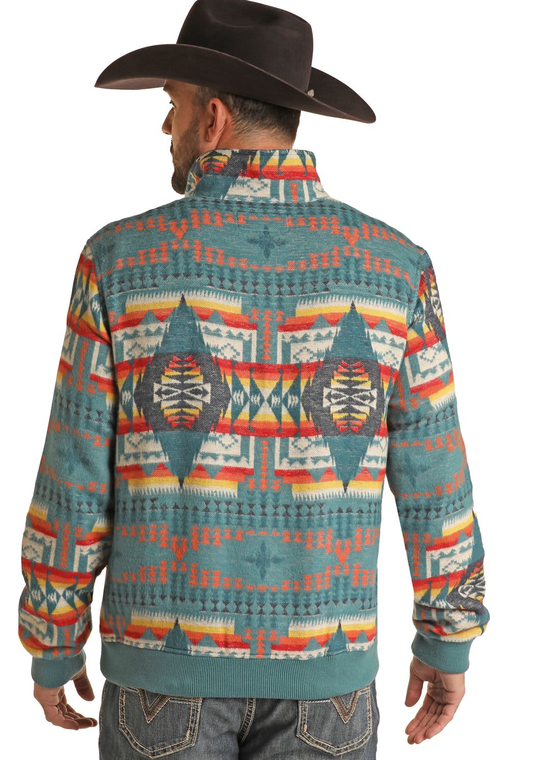 Rock and Roll Aztec Pullover