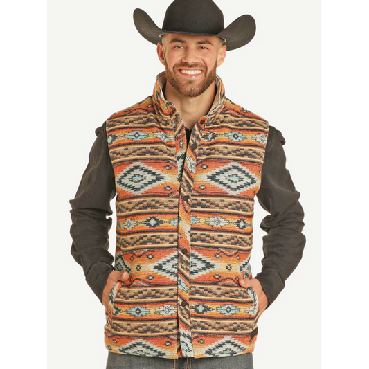 Reversible Aztec Vest