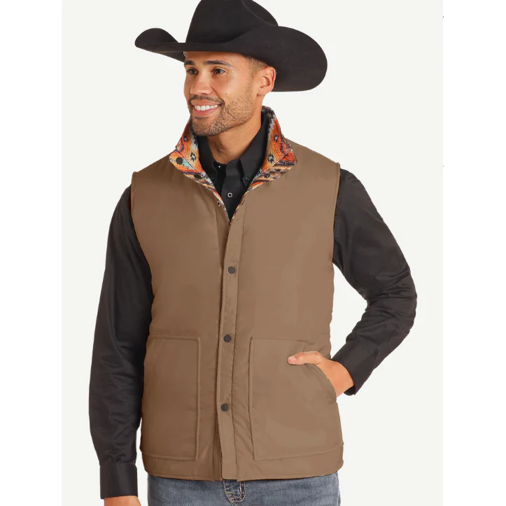 Reversible Aztec Vest