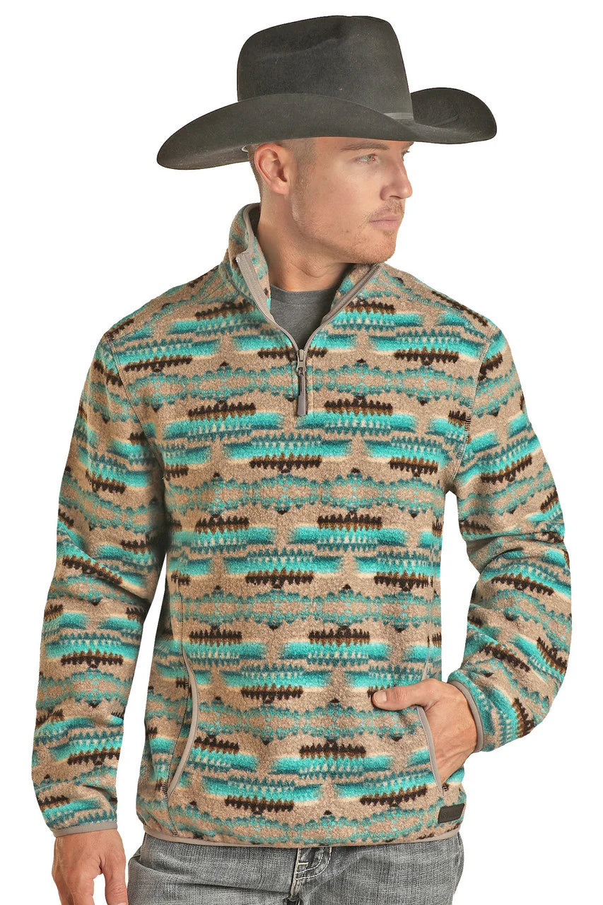 Rock & Roll Aztec Pullover