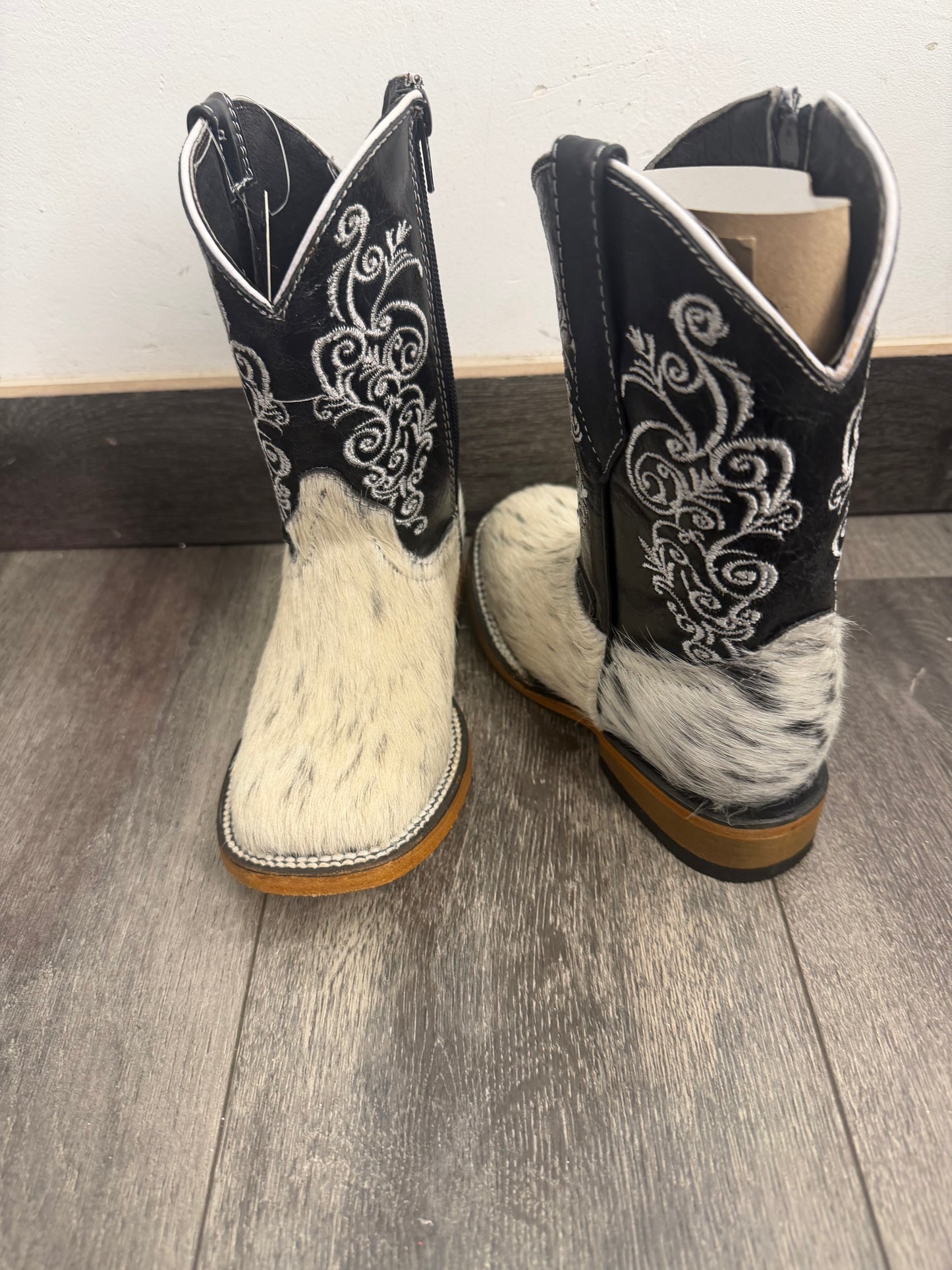 Kids Cowhide Boots