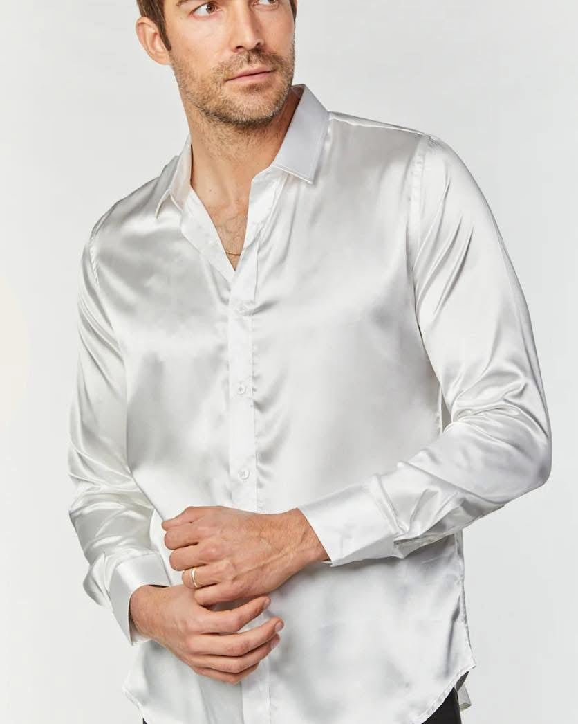 Solid Satin Shirt