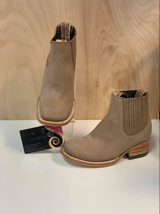 Botín Charro kids Nogal