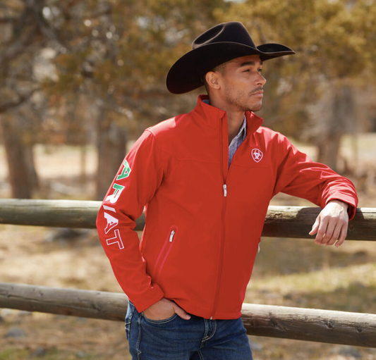 Ariat Mexico Logo Softshell (Red)