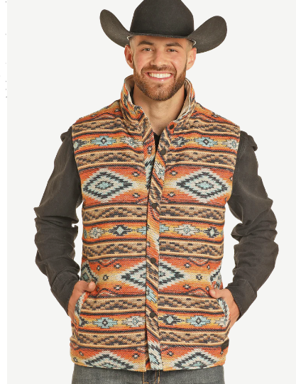 Rock & Roll Reversible Aztec Vest