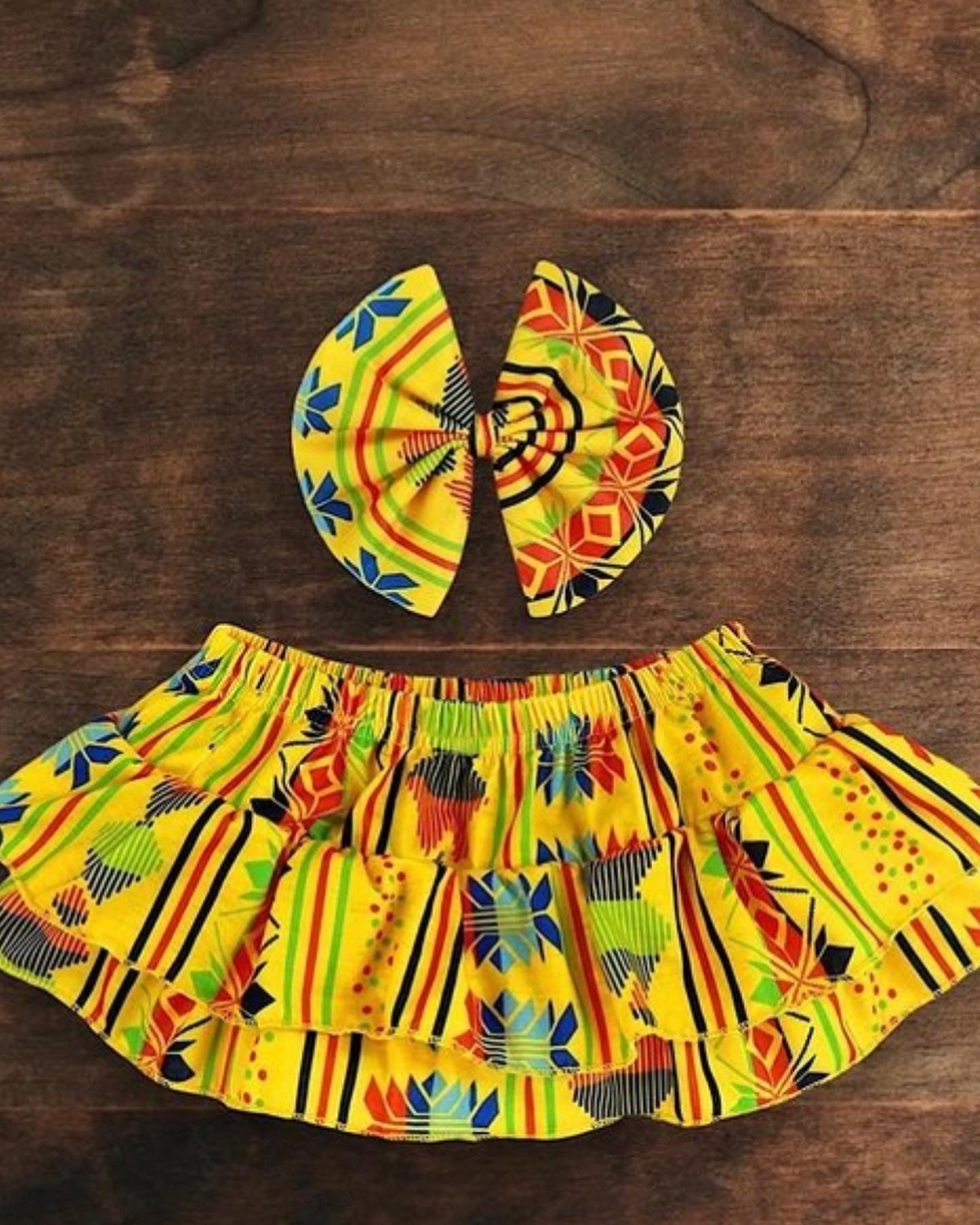 Bloom Skirt Set (yellow)