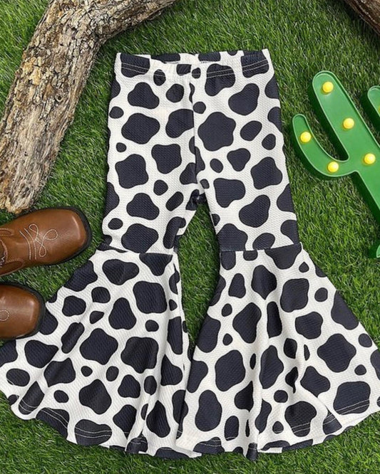 Cow Print Pants